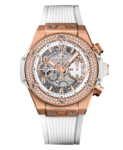 BIG BANG UNICO 王金白色镶钻