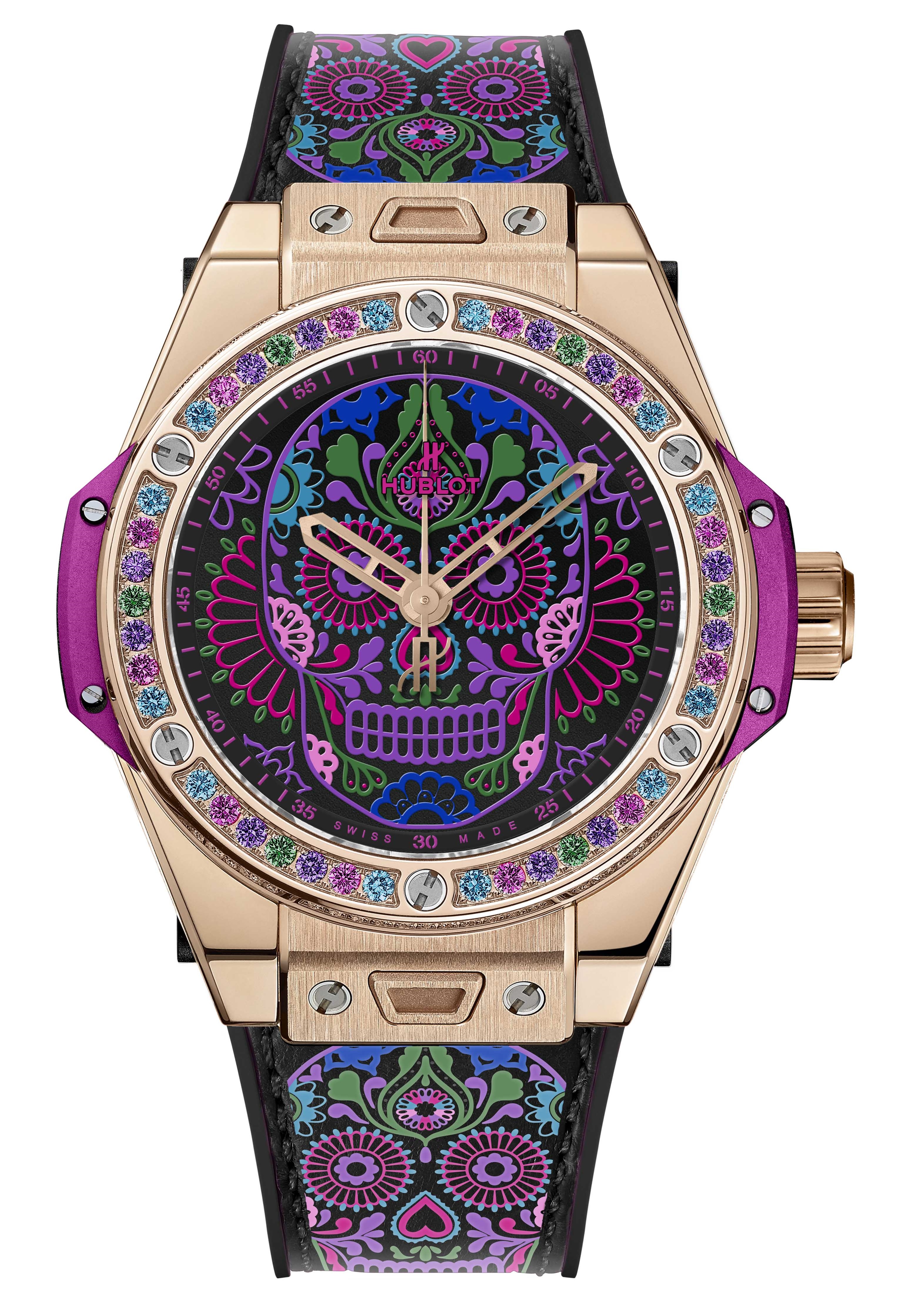 BIG BANG <br> ONE CLICK CALAVERA CATRINA KING GOLD