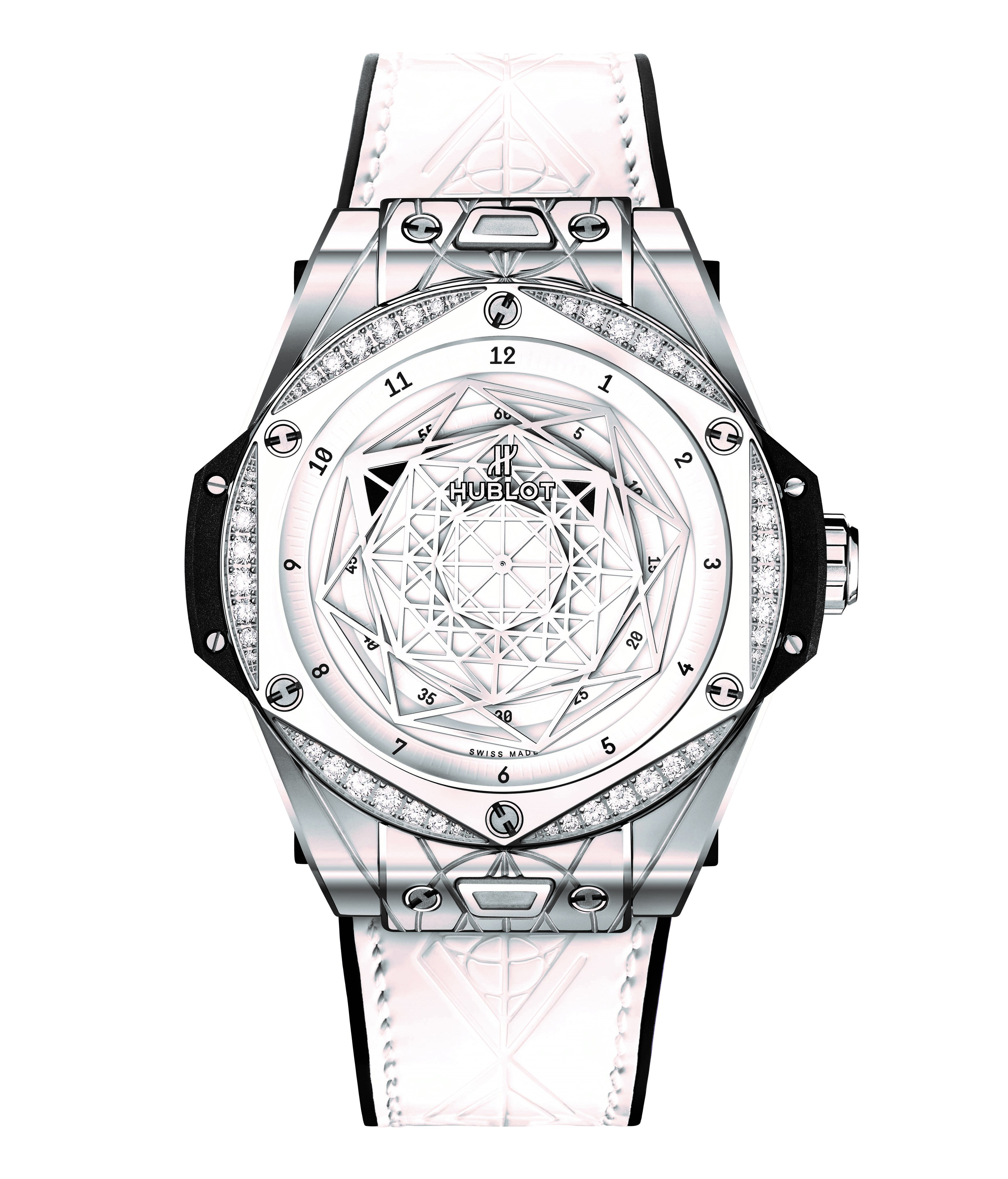 BIG BANG <br> ONE CLICK SANG BLEU <br> STEEL WHITE DIAMONDS