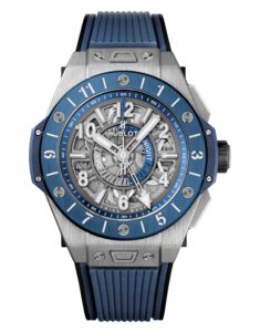 BIG BANG UNICO GMT 两地时钛金蓝色陶瓷