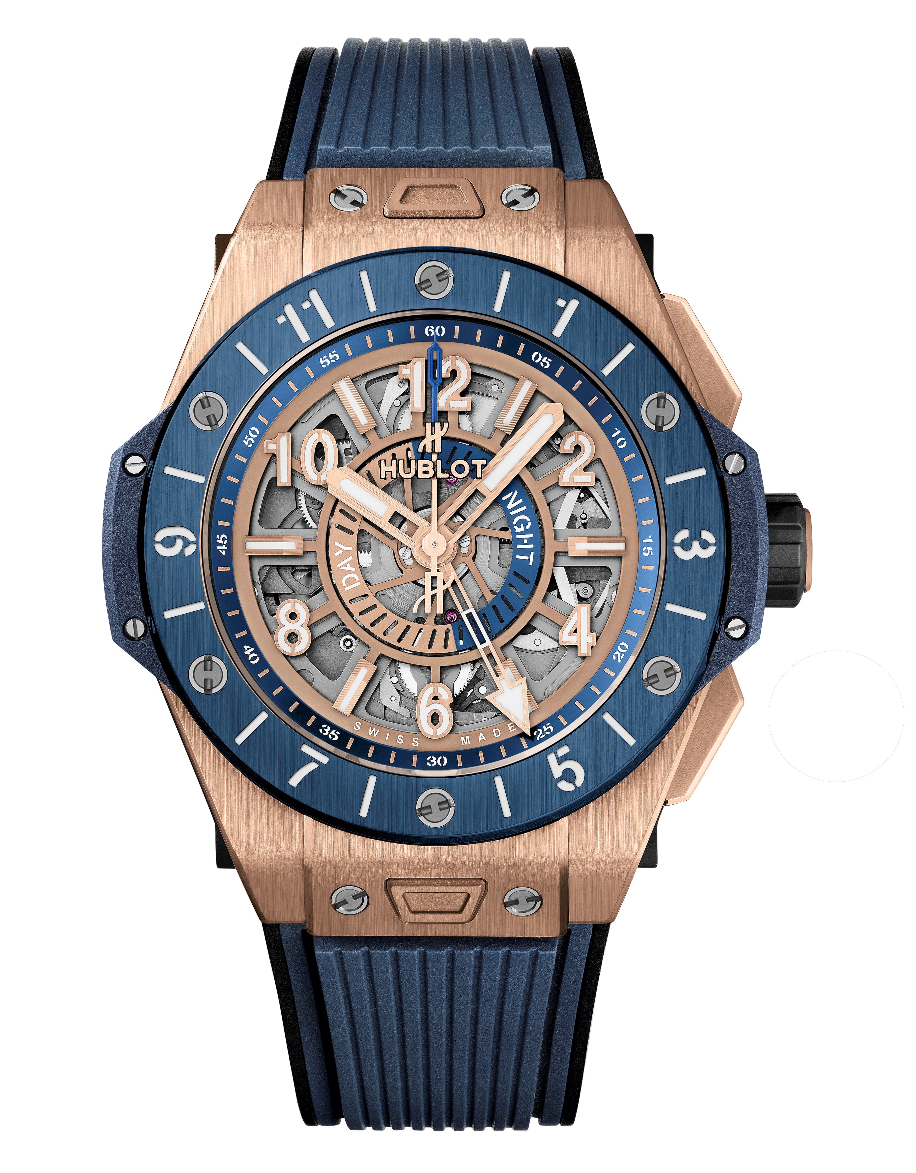 BIG BANG <br>UNICO GMT KING GOLD BLUE CERAMIC