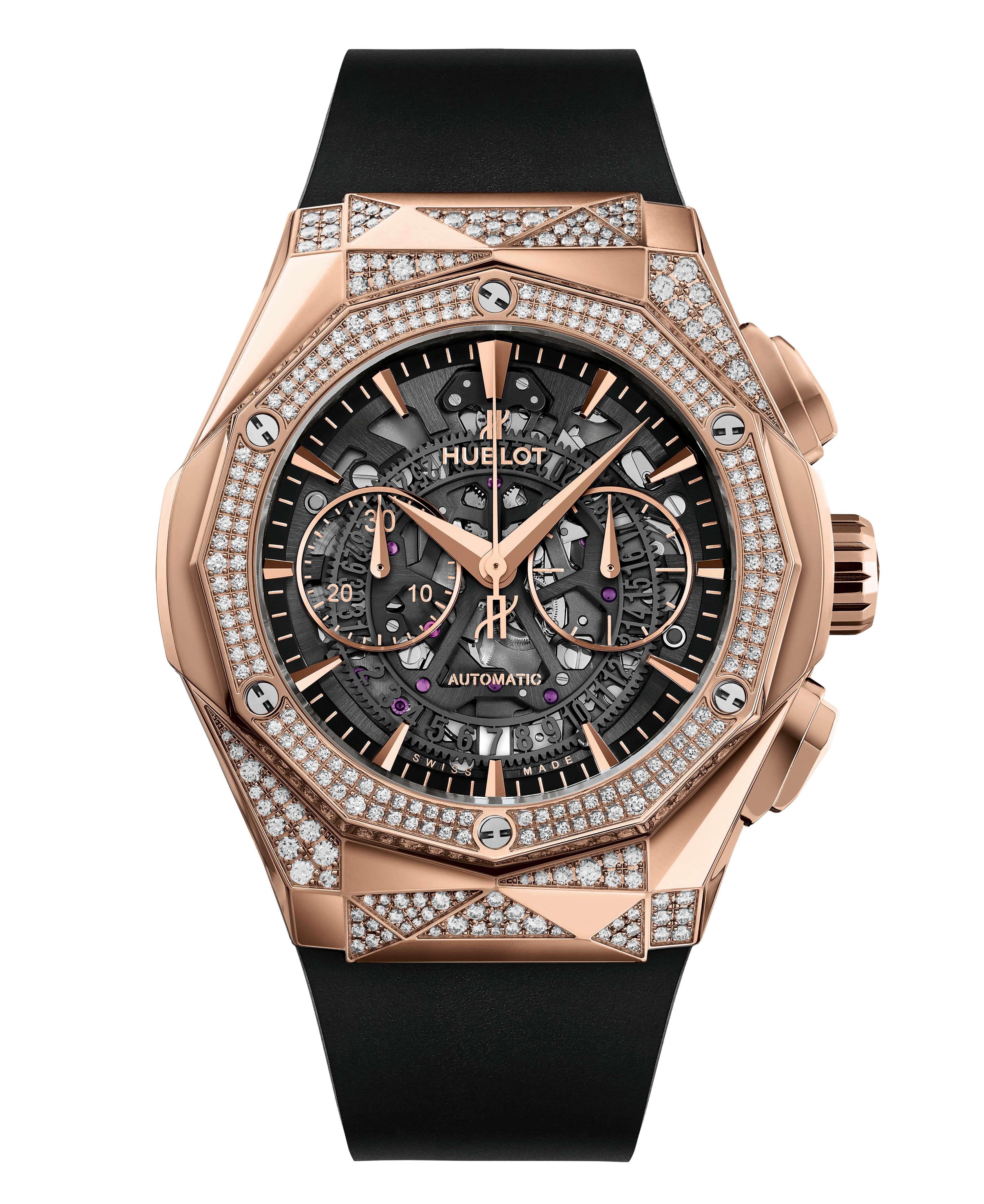 CLASSIC FUSION <br> AEROFUSION CHRONOGRAPH ORLINSKI KING GOLD ALTERNATIVE PAVÉ