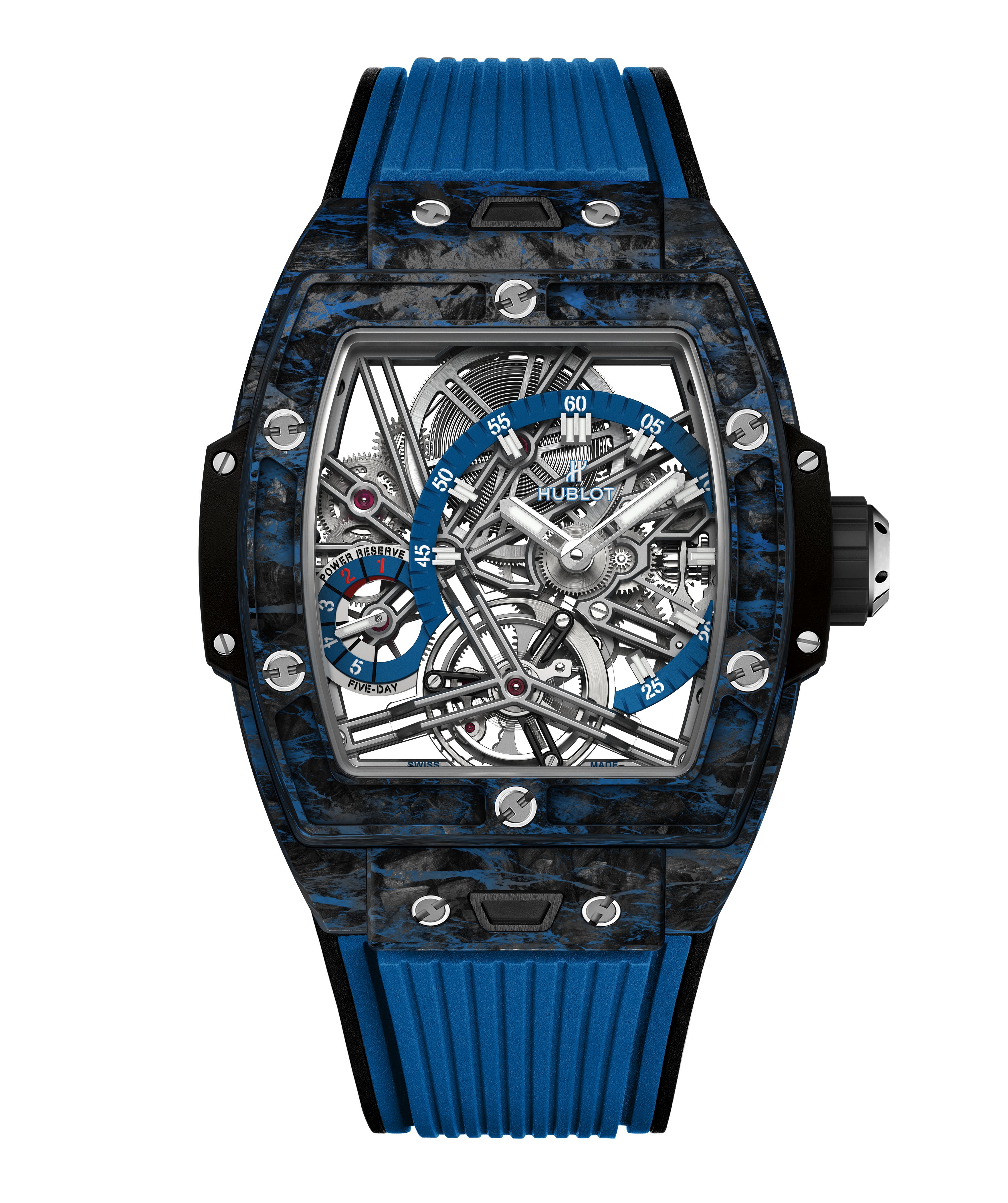 SPIRIT OF BIG BANG  TOURBILLON CARBON BLUE