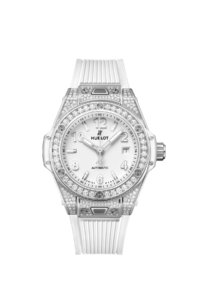 BIG BANG ONE CLICK STEEL WHITE PAVÉ